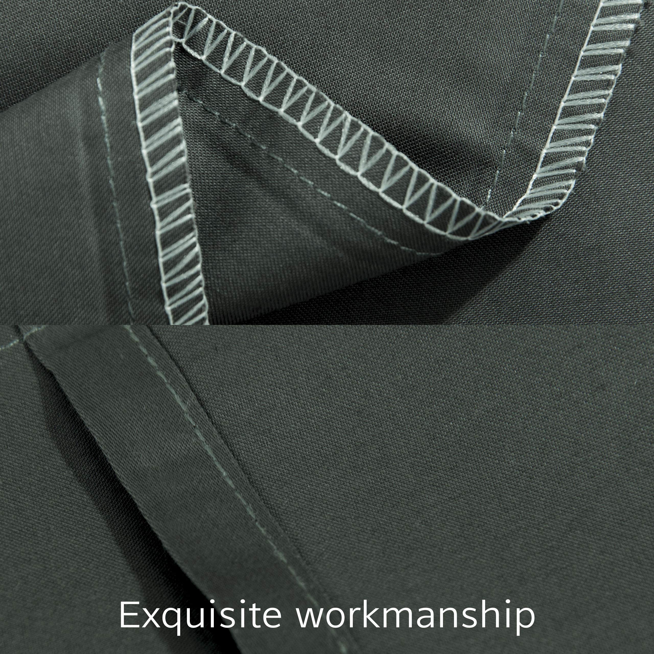 Ntbay 500 Thread Count 100% Egyptian Cotton King Pillowcases, Super Soft And Breathable Envelope Closure Pillow Cases, 20X36 Inches, Charcoal Grey