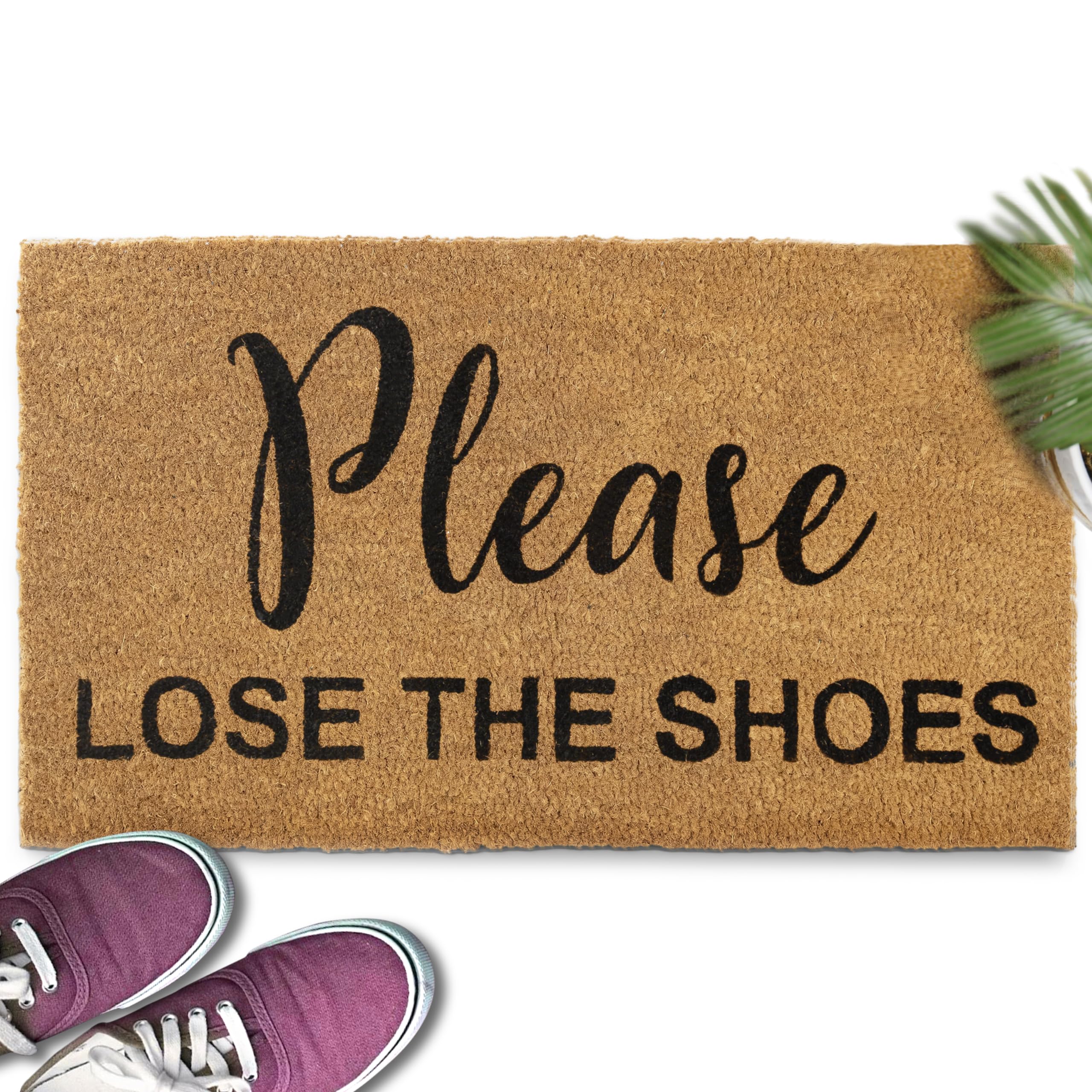 Please Lose The Shoes Funny Doormat 30X17 Inch, Lose The Shoes Welcome Mat, Shoes Off Doormat, Take Off Your Shoes Door Mat, Tak
