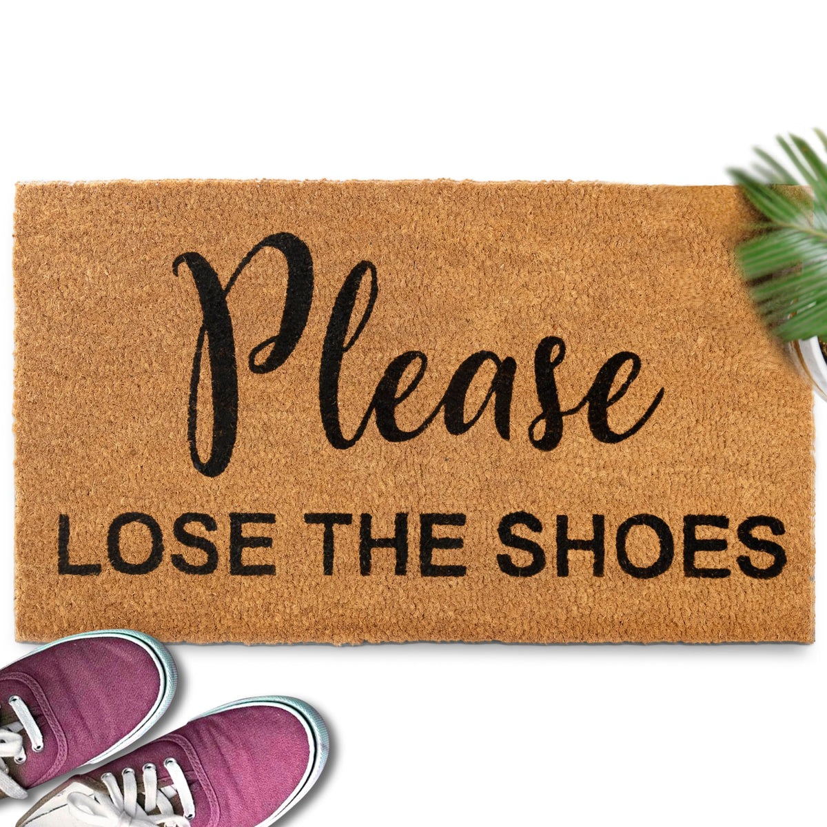 Please Lose The Shoes Funny Doormat 30X17 Inch, Lose The Shoes Welcome Mat, Shoes Off Doormat, Take Off Your Shoes Door Mat, Tak