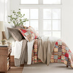 Levtex Home - Mills Waffle - King/Cal King Quilt Set - Cocoa Cotton Waffle - Quilt Size (106 X 92In.), Sham Size (36 X 20In.)