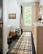 Loloi Chris Loves Julia X Humphrey Collection, Ivory & Multi 2'-3'' X 7'-6'' Area Rug - Plaid Accent Rugs For Living Room, Bedro