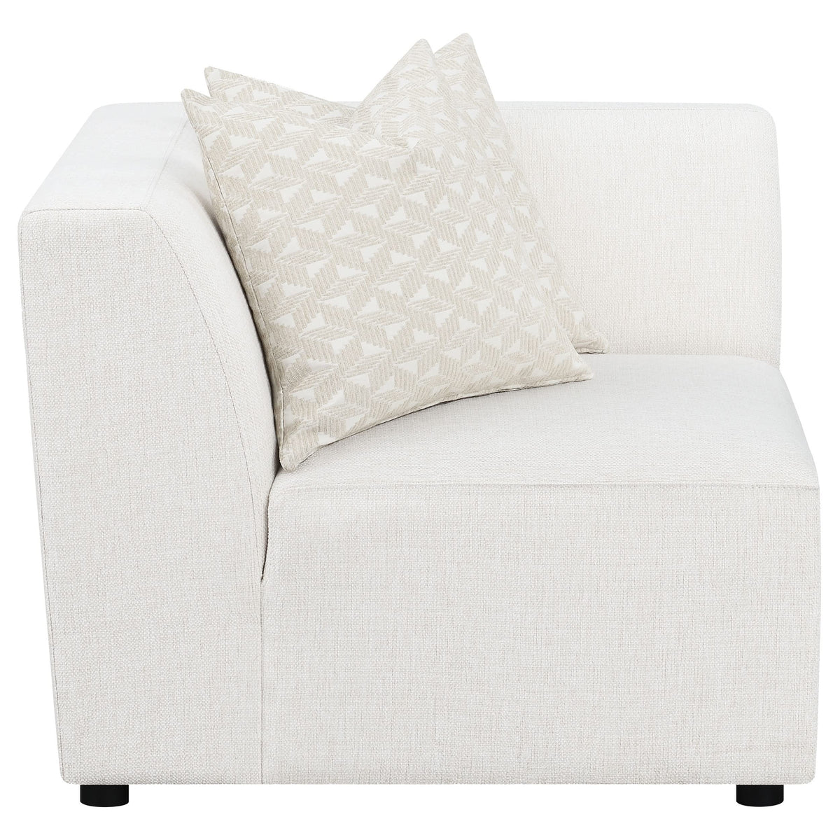 Coaster Home Furnishings Freddie Upholstered Corner Pearl