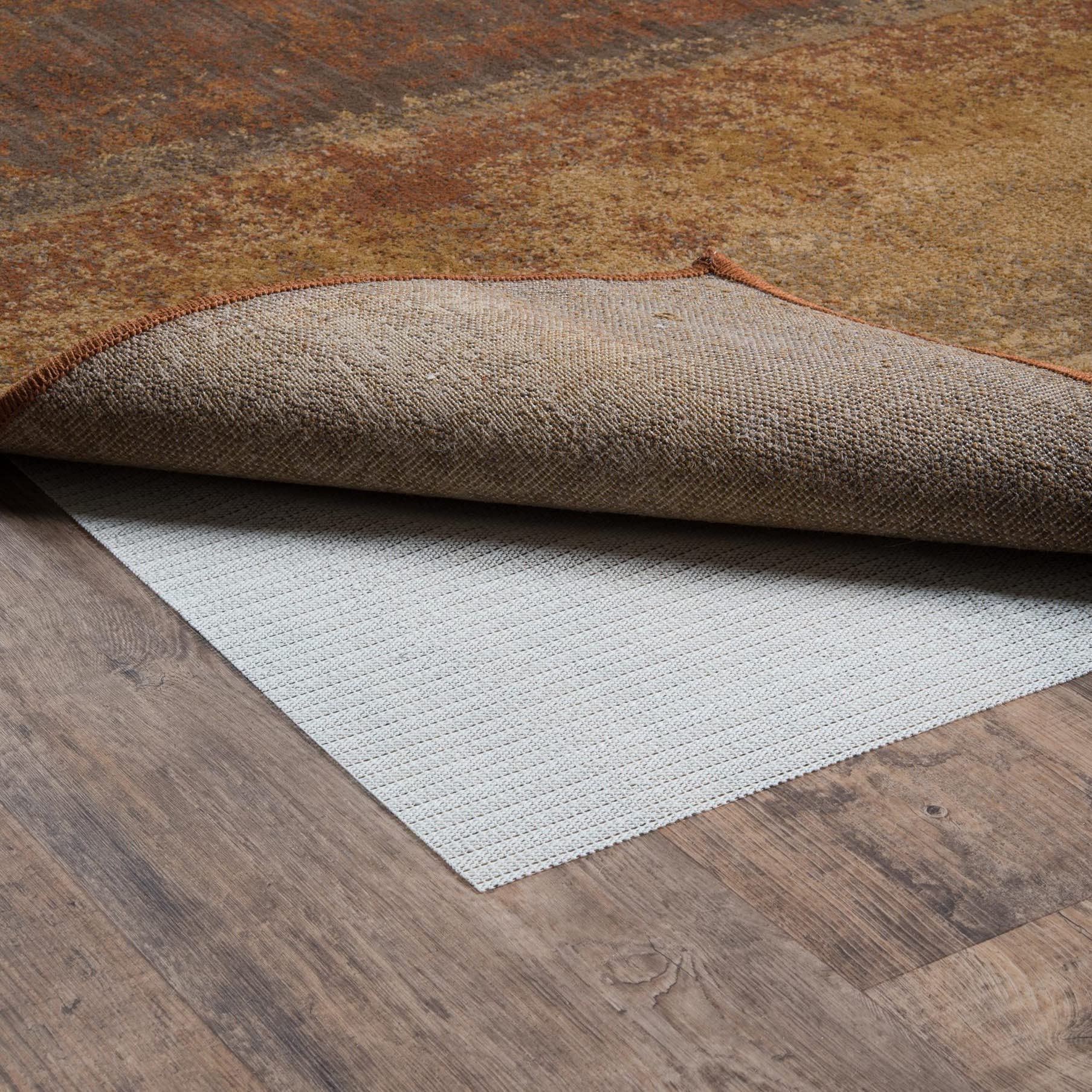 HomeRoots PVC Coated Polyester 10' x 13' Standard Beige Non Slip Rug Pad