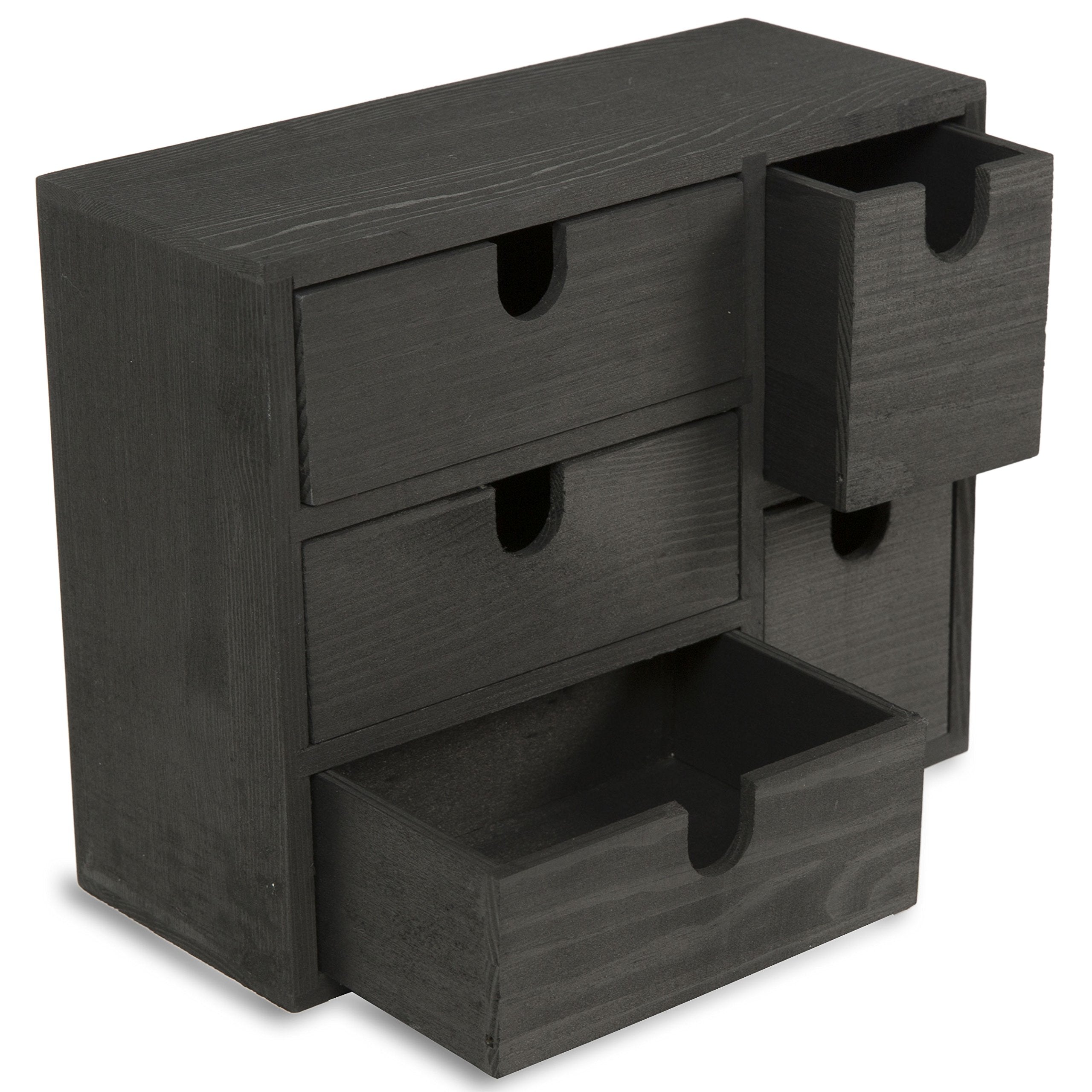 Brightmaison Bgt Capri Desk Organizer For Office Supplies, Sewing Kit & Jewelry Box, Decorative - Small Wooden Box Diy Project B