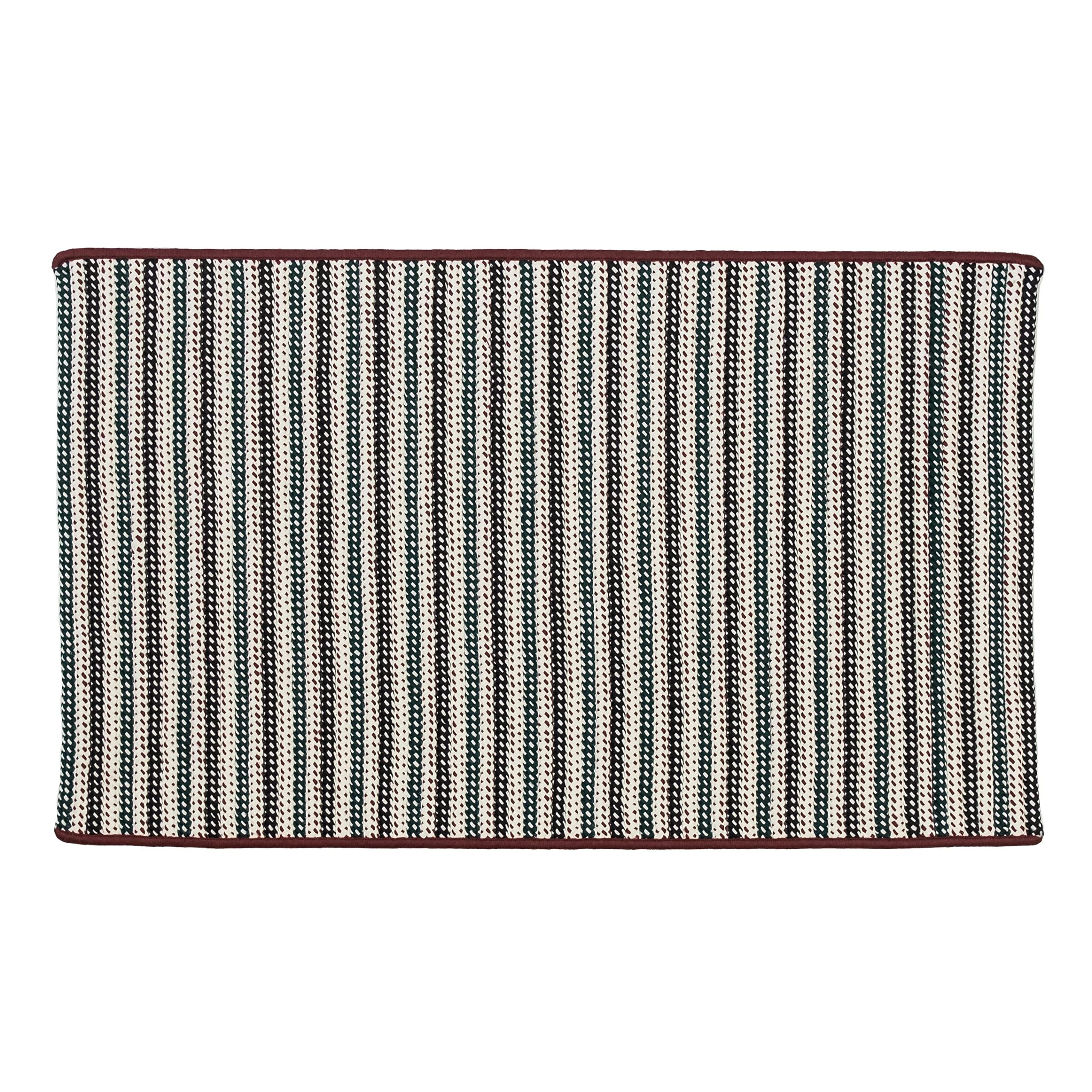 Noth Pole Multi Stripe Holiday Rug - Holiday Multi 22" X 34"