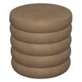 Brown Storage Ottoman with Reversible Solid Wood Tray Tops