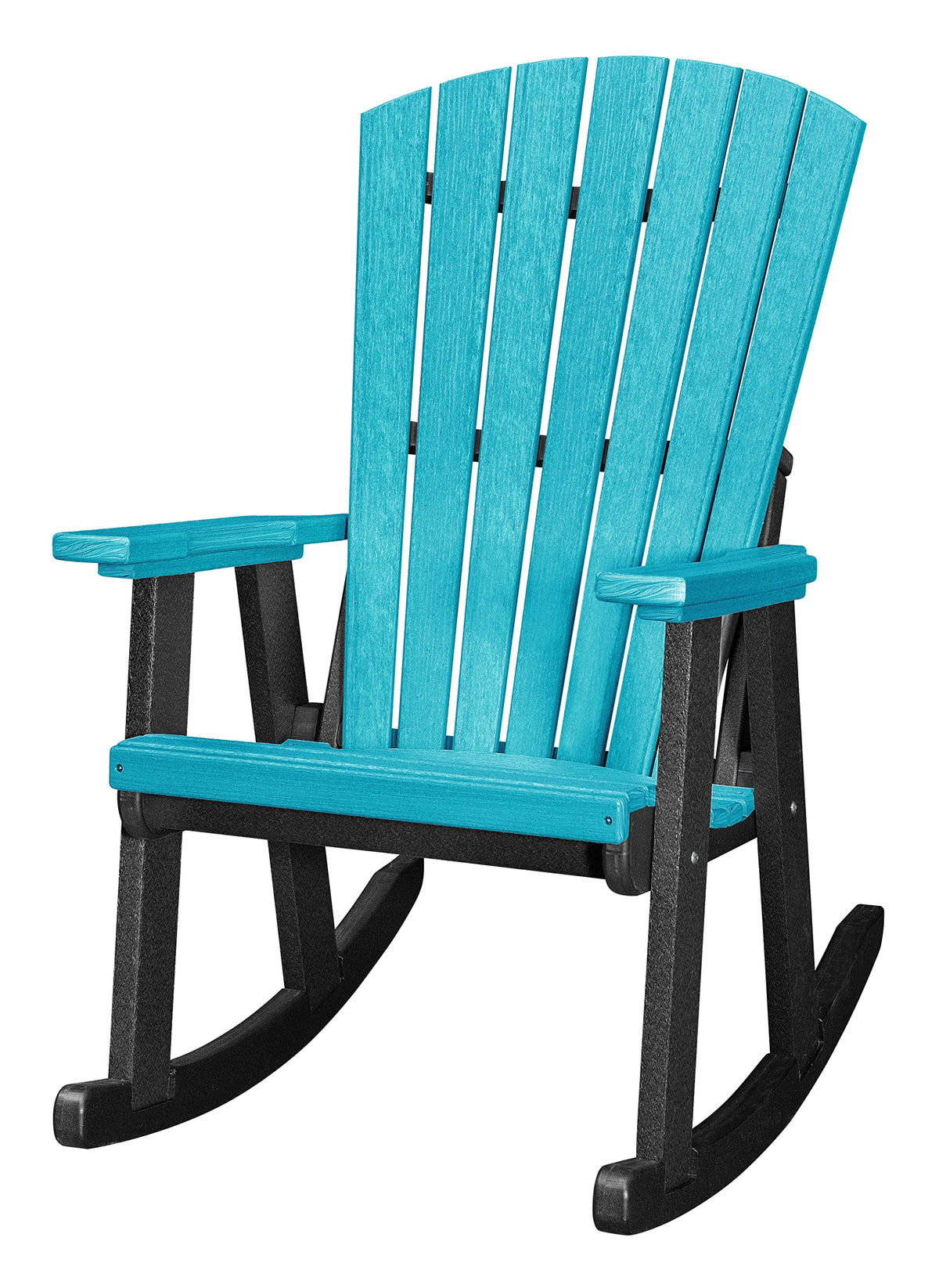 American Furniture Classics Rocking Chair, Aruba Blue and Black