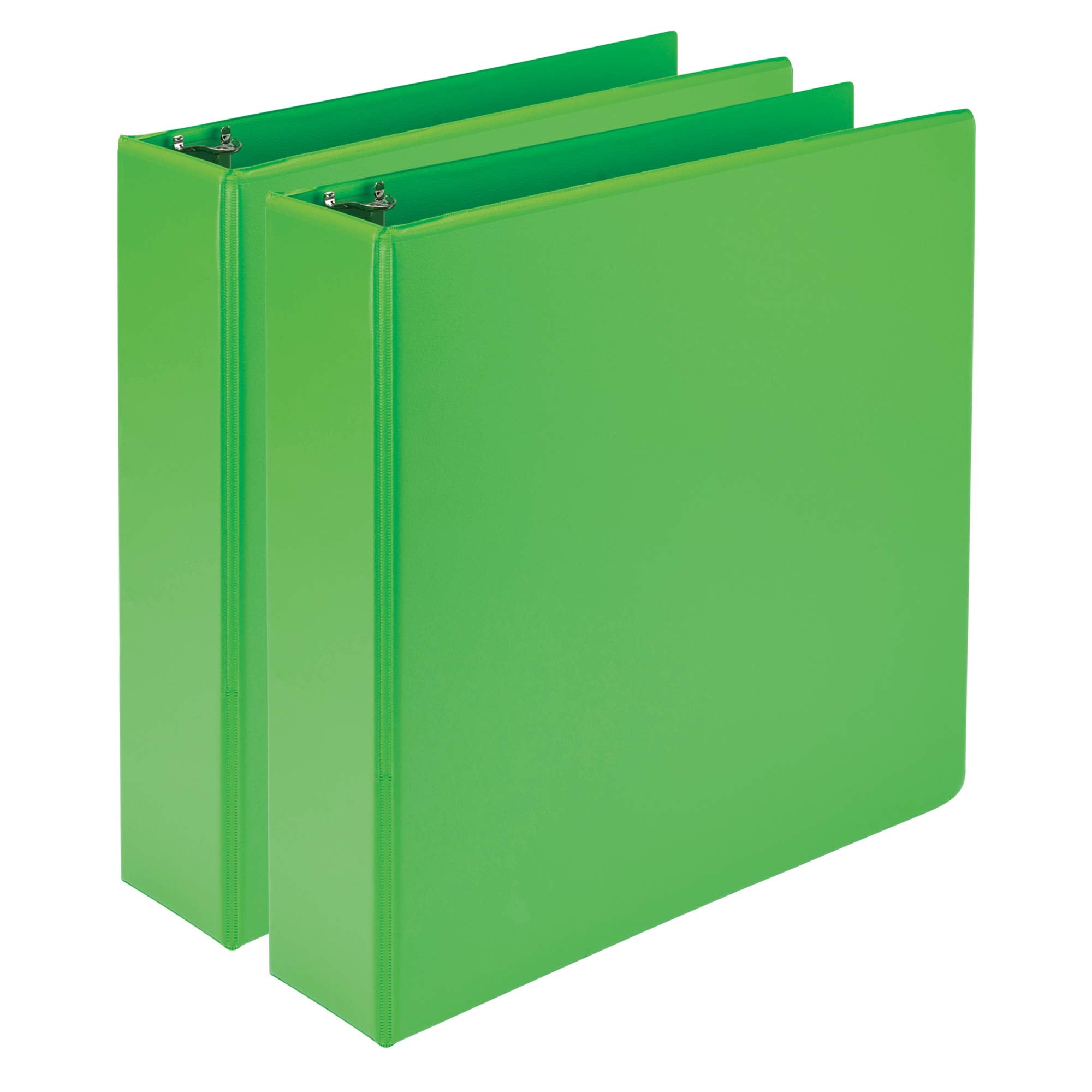 Samsill Earths Choice Biobased Durable Fashion Color 3 Ring View Binder, 2 Inch Round Ring, Up To 25% Plant Based Plastic, Usda