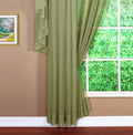 Today'S Curtain Emelia Original Voile Panel 120', Dusty Leaf, 60' W X 120' L