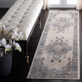 SAFAVIEH Oregon Collection Runner Rug - 22 x 6, Beige & Grey, Oriental Distressed Design, Non-Shedding & Easy Care, Ideal for 