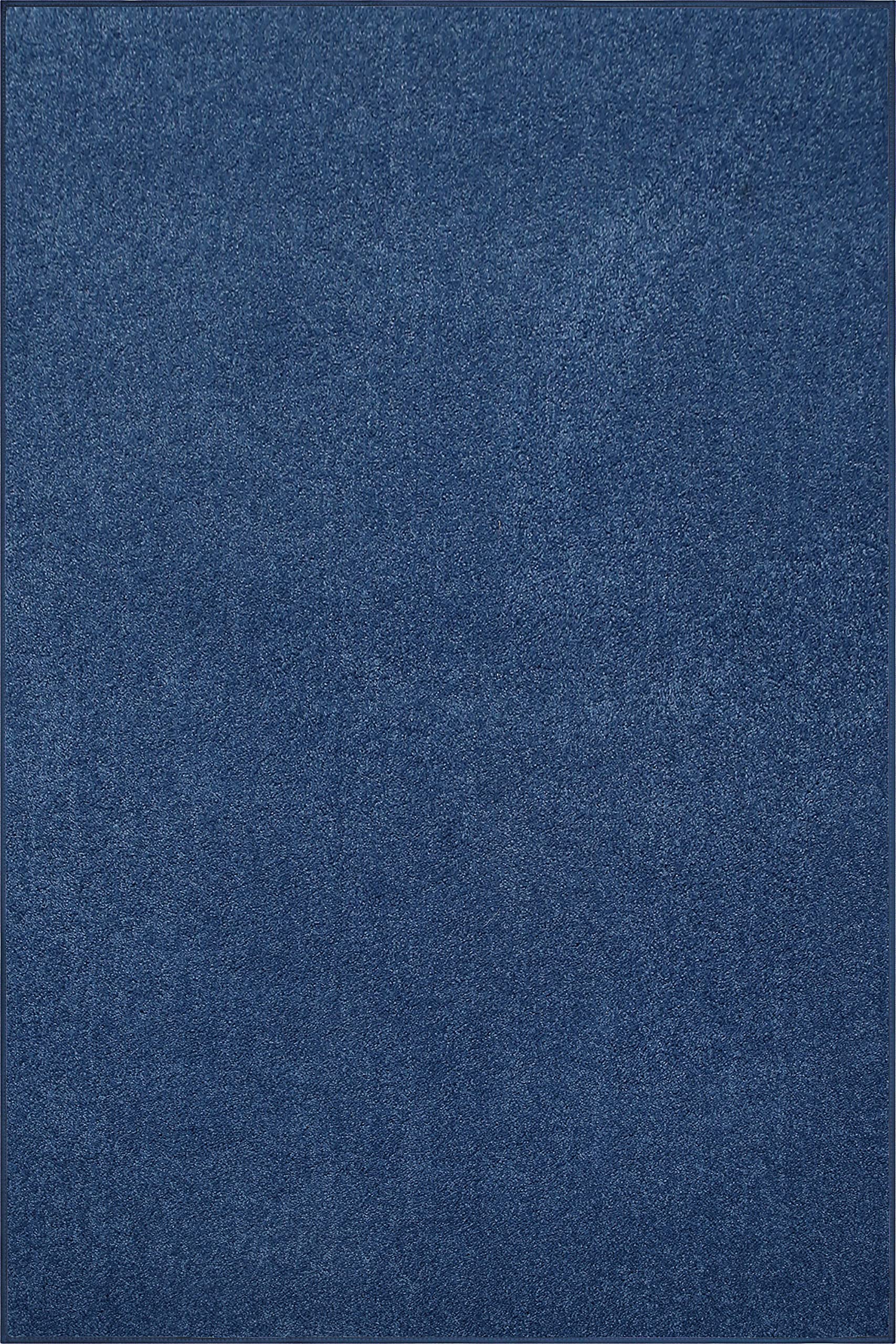 Pet Friendly Solid Color Area Rugs Royal Blue - 9' x 12' Rectangle, Indoor, Stain Resistant, Perfect for Living Room, Bedroom, D