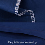 Ntbay 500 Thread Count 100% Egyptian Cotton King Pillowcases, Super Soft And Breathable Envelope Closure Pillow Cases, 20X36 Inches, Navy Blue