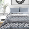 Stone Cottage 221598 Bexley Quilt Set,Blue,Full/Queen