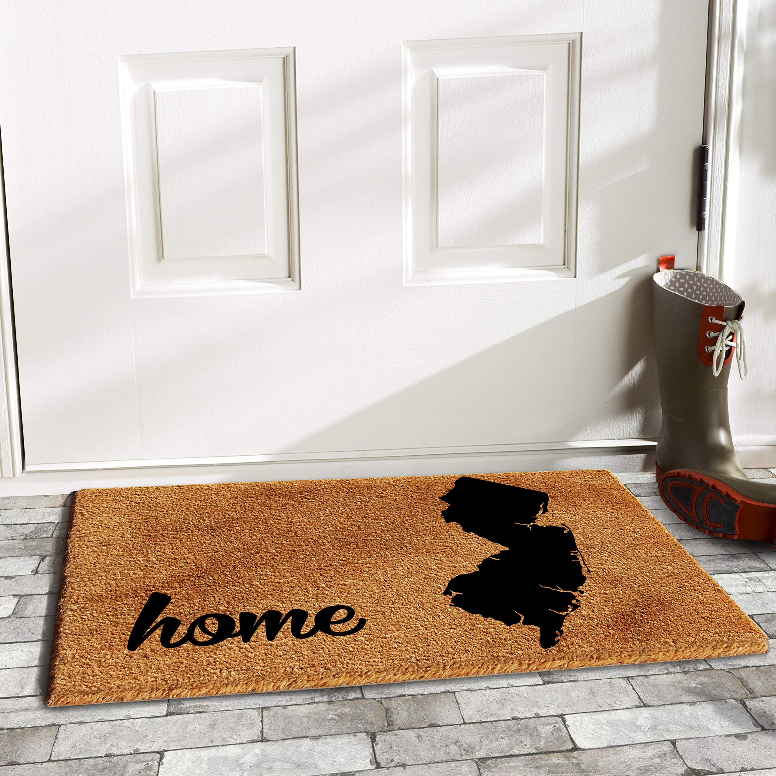 Calloway Mills 105342436 New Jersey Doormat, 24' X 36', Natural/Black