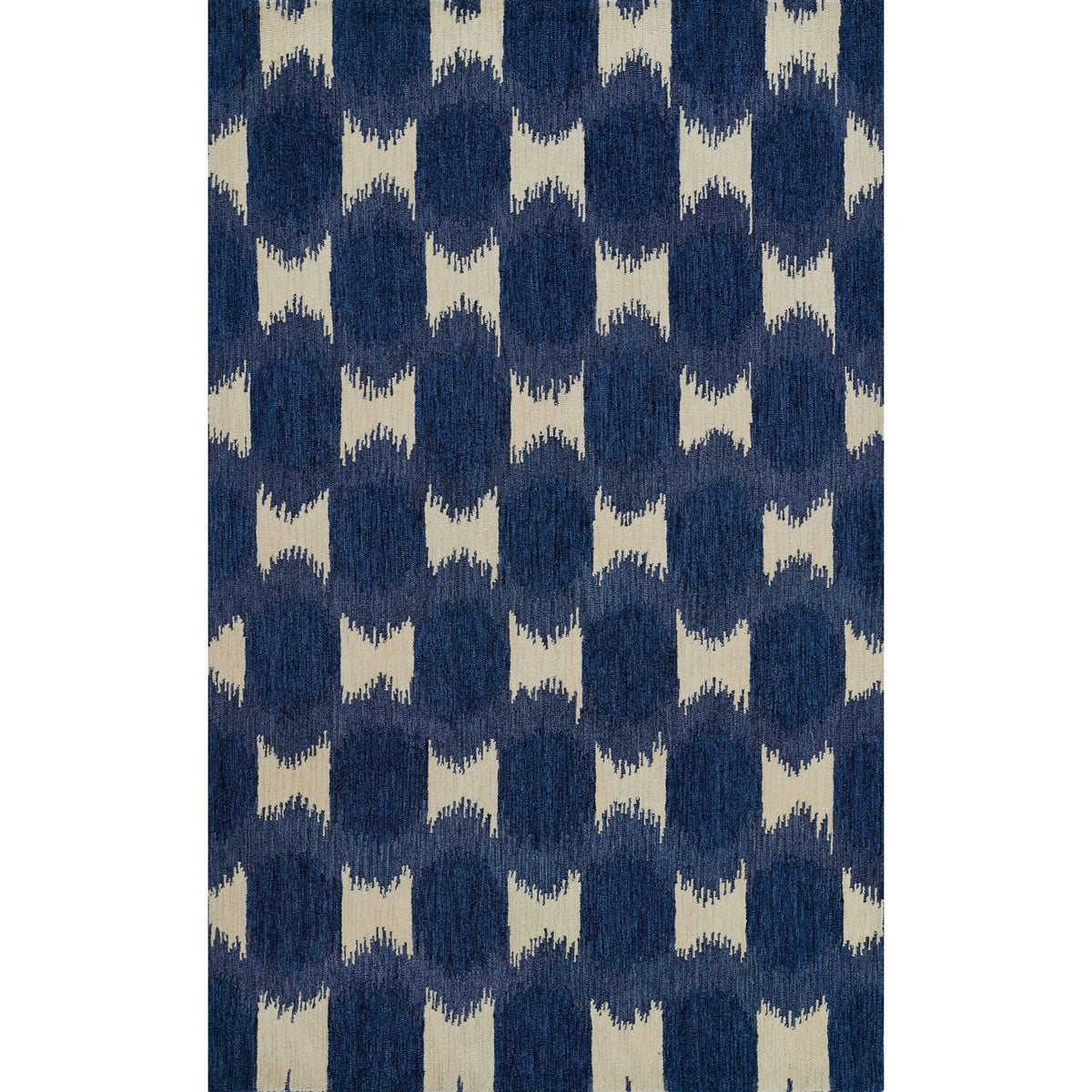 Momeni Leiden Wool Area Rug, Navy, 9 X 12