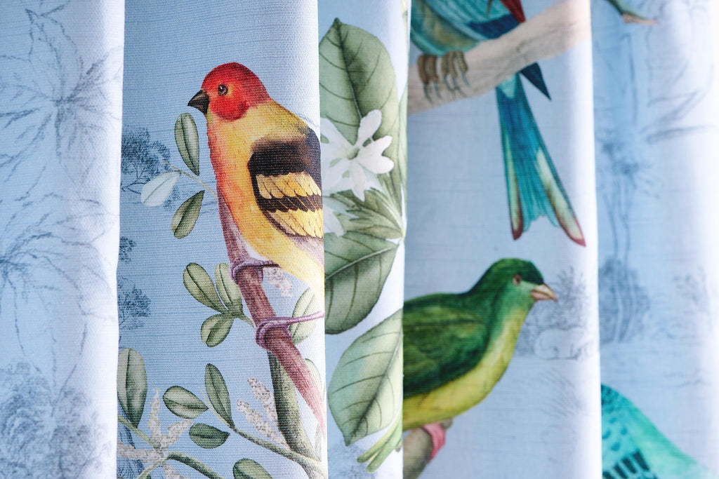 Maison D' Hermine Curtains 100% Cotton (50''X96'') One Panel Easy Hanging With A Rod Pocket & Loop, For Kitchen, Offices Drapes,