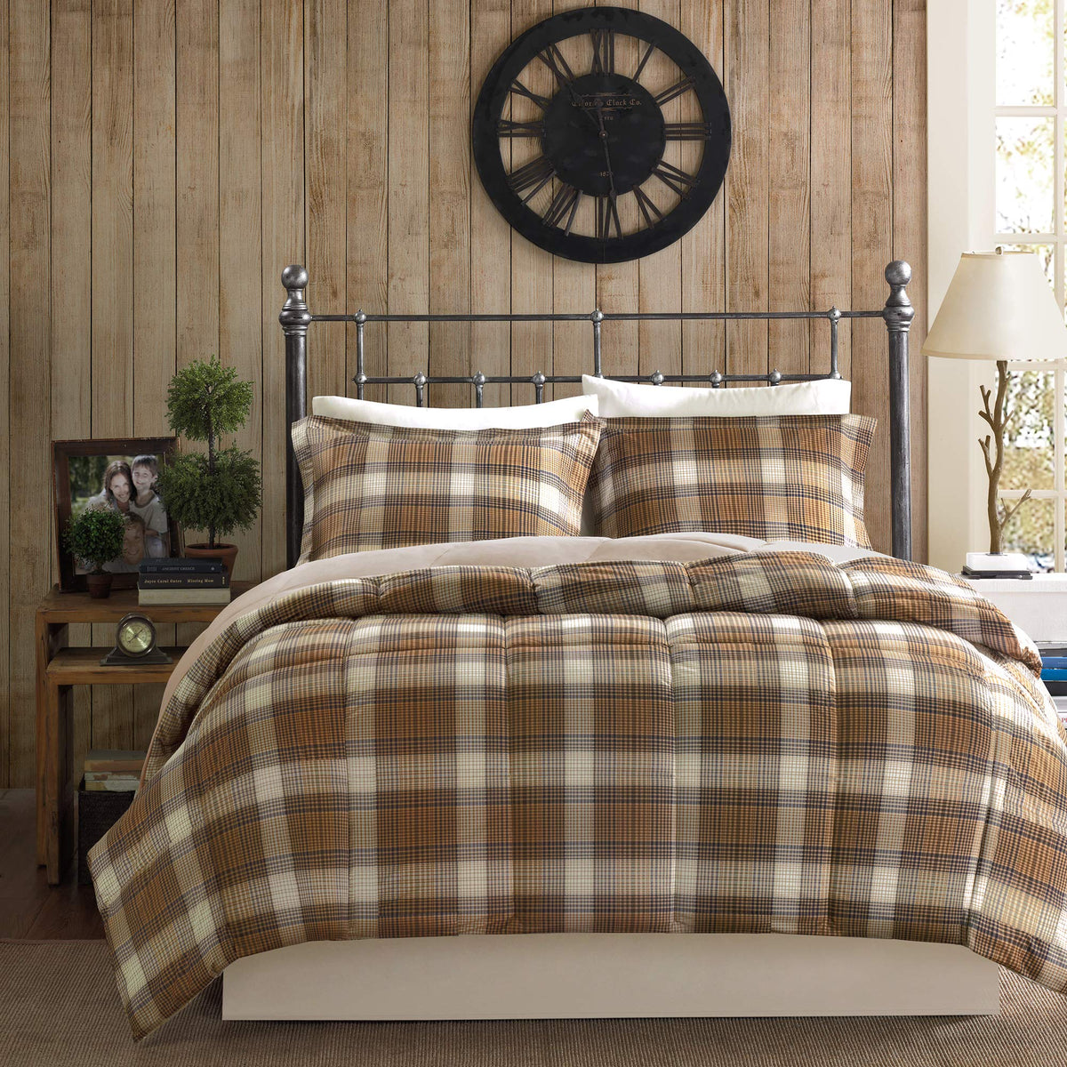 Woolrich Comforter Set, Cabin Lodge, Warm Cover For Colder Season, Modern Cottage-Inspired Down Alternative Ultra Soft Microfibe