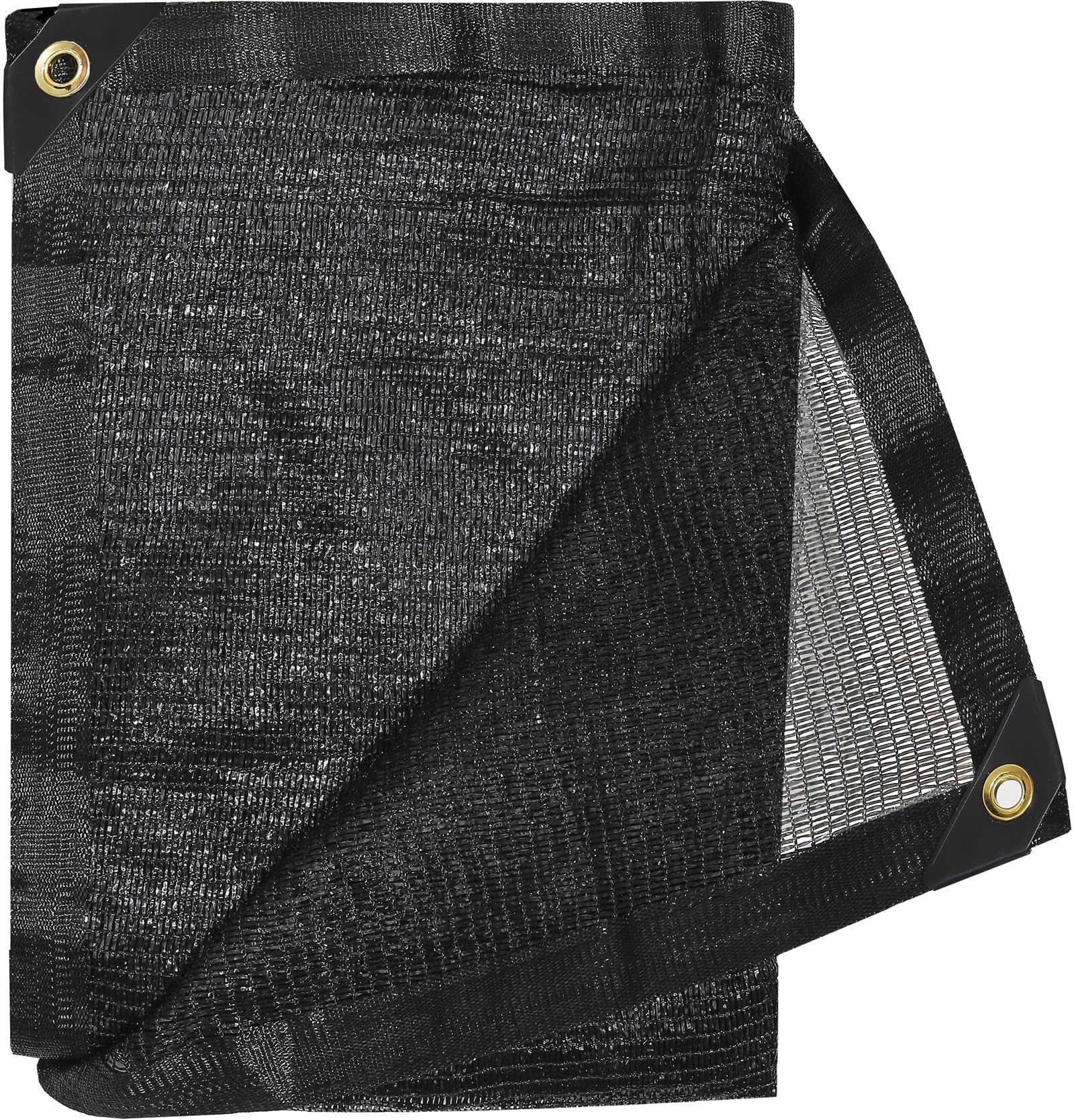 E.Share 40% Black Shade Cloth Taped Edge With Grommets Uv 10 Ft X 18 Ft, Sun Shade Netting For Garden Patio,Flower Plant Covers