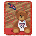 NBA Atlanta Hawks Half Court Woven Jacquard Baby Throw, 36 x 46