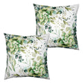 Kwlegh Eucalyptus Leaves Pillow Covers Spring Summer Decorative Pillow Covers 18X18 Set Of 2 Sage Green Flower Pillow Case Seaso