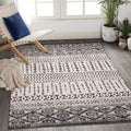 Art&Tuft 9x12 Area Rug, Super Soft Ultra-Thin Moroccan Washable Rug, Anti-Slip Backing Area Rugs 9x12 Living Room, Foldable Geom