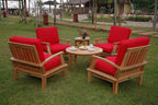Anderson Teak Brianna 6-Pieces Deep Seating Armchair Set