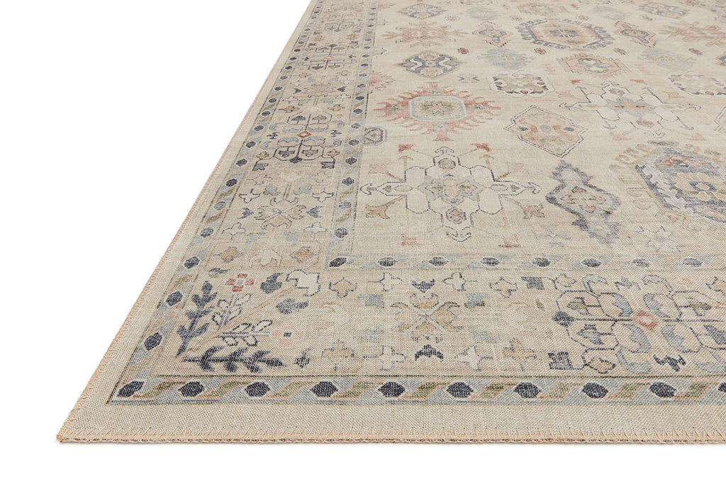 Loloi Ii Hathaway Collection Hth-04 Beige / Multi 2'-6'' X 7'-6'', .25'' Thick, Runner Rug, Soft, Durable, Printed, Modern, Low
