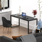 SHW Artwork Solo Desk OD-05B-K Steel Black 55" W x 23.8" D x 28" H