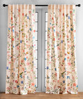 Maison D' Hermine 100% Cotton Curtain - 50'X96' Multi Decorative Curtain - Aesthetic Curtains For Farmhouse, Kitchen & Bedroom
