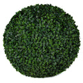 3rd Street Inn Large Boxwood Topiary Ball - Artificial Plant Set - Indoor/Outdoor Wedding Party Decor - Faux Foliage Garden Sphe