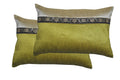 12 X18 Inches Durable Dupian Silk Plain Decorative Square Throw Pillow Cover Cushion Case Sofa Chair Seat Pillowcase Set Of 2