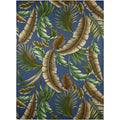 Dalyn Rugs Tropics Tc1 Blue 10' X 14' Indoor Outdoor Area Rug, Easy Clean, Machine Washable, Non Shedding, Bedroom, Living Room, Dining Room, Kitchen, Patio Rug
