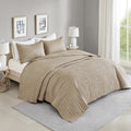 Comfort Spaces - Cs13-0933 Kienna Quilt Coverlet Bedspread Ultra Soft Hypoallergenic All Season Lightweight Filling Stitched Bed
