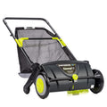 Earthwise Lsw70021 21-Inch Width Leaf & Grass Push Lawn Sweeper, Black