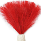 Mandy's 20pcs Red Silk Pampas Grass Artificial Fake Flowers 18'' for Mother's Day Easter Home Kitchen Wedding Decorations Weddin