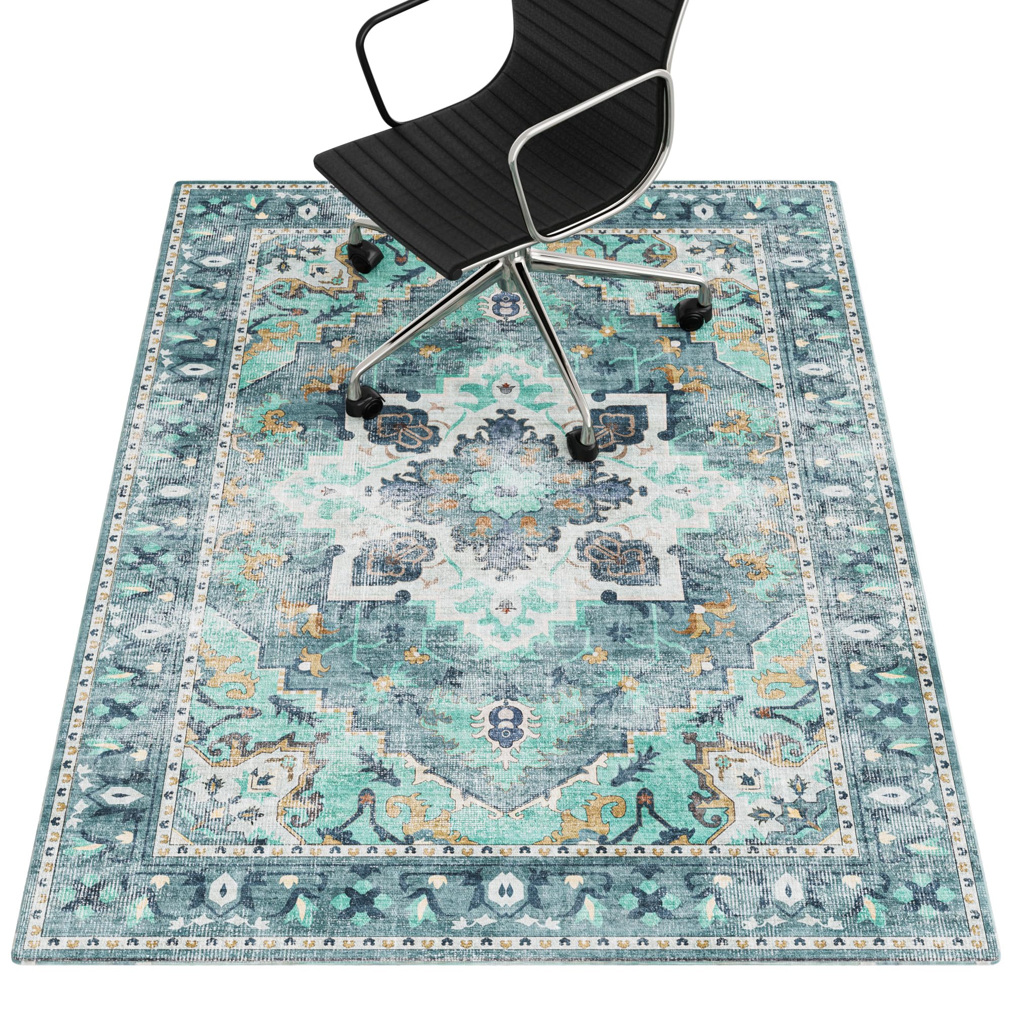 Prohalo Office Chair Mat For Hardwood Floor, 36'X48' Desk Chair Mat For Rolling Chairs, Non Slip Computer Chair Mat, Office Ru