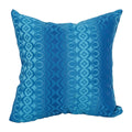 Blazing Needles Square Polyester Jacquard Throw Pillow, 17", Torero Rivier