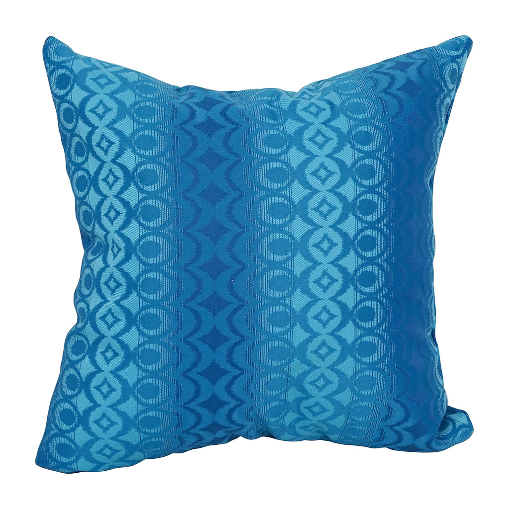 Blazing Needles Square Polyester Jacquard Throw Pillows, 17", Torero Rivier 4 Count