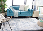 Safavieh Amelia Collection Area Rug - 8' X 10', Grey & Blue, Modern Abstract Design, Non-Shedding & Easy Care, Ideal For High Tr