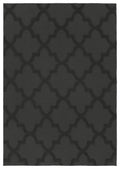 Garland Rug Quatro Cinder Gray 76 x 96 Cut-Loop Trellis Area Rug -Soft, Comfortable, Stylish & Budget-Friendly Rug in a Beauti