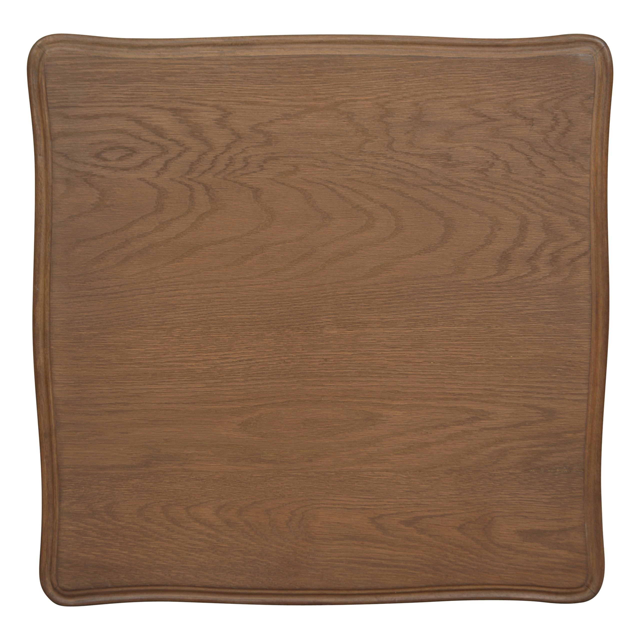 International Caravan End Table In Antique White Finish