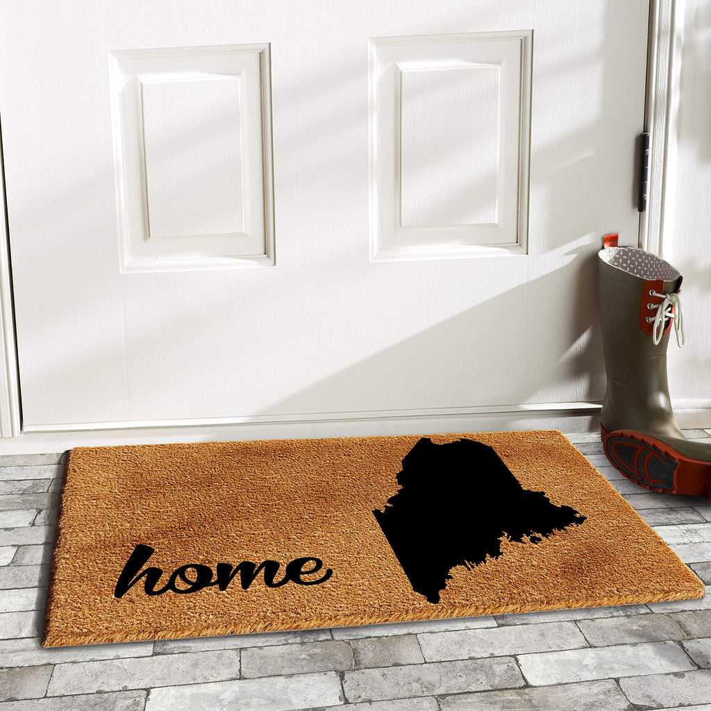 Calloway Mills 105252436 Maine Doormat 24' X 36', Natural/Black