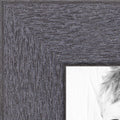 ArtToFrames 7x11 Inch Gray Picture Frame, This 1.25 Inch Custom MDF Poster Frame is Tungsten - Comes with Regular Glass and Corr
