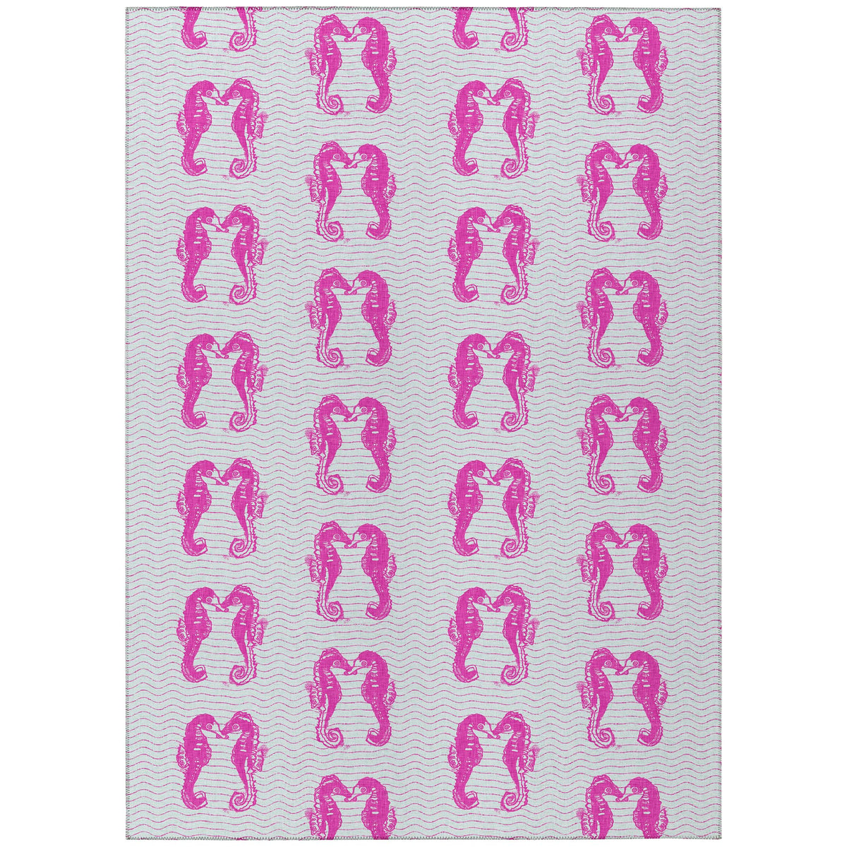 Dalyn Rugs Seabreeze Sz15 Pink Washable 2'6&quot; X 3'10&quot; Indoor Outdoor Area Rug, Easy Clean, Machine Washable, Non Shedding, Bedroom, Living Room, Dining Room, Kitchen, Patio Rug