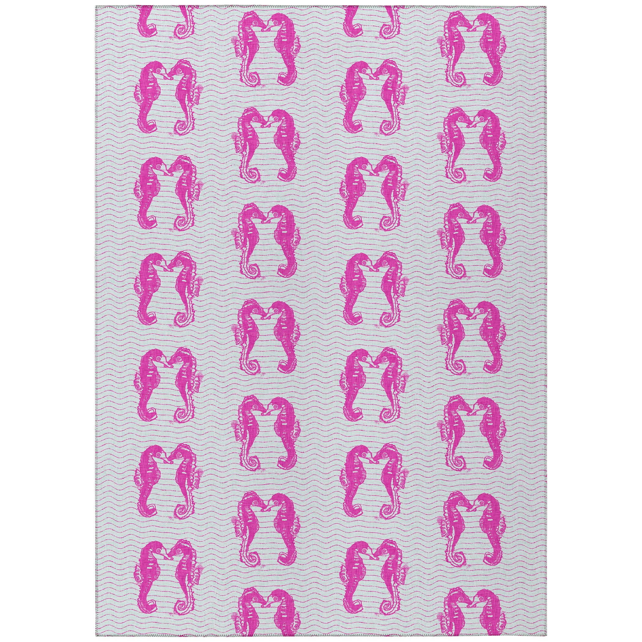 Dalyn Rugs Seabreeze Sz15 Pink Washable 2'6" X 3'10" Indoor Outdoor Area Rug, Easy Clean, Machine Washable, Non Shedding, Bedroom, Living Room, Dining Room, Kitchen, Patio Rug