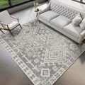 Dalyn Rugs Brisbane Br2 Aztec Medalion Silver 2'3" X 7'6"
