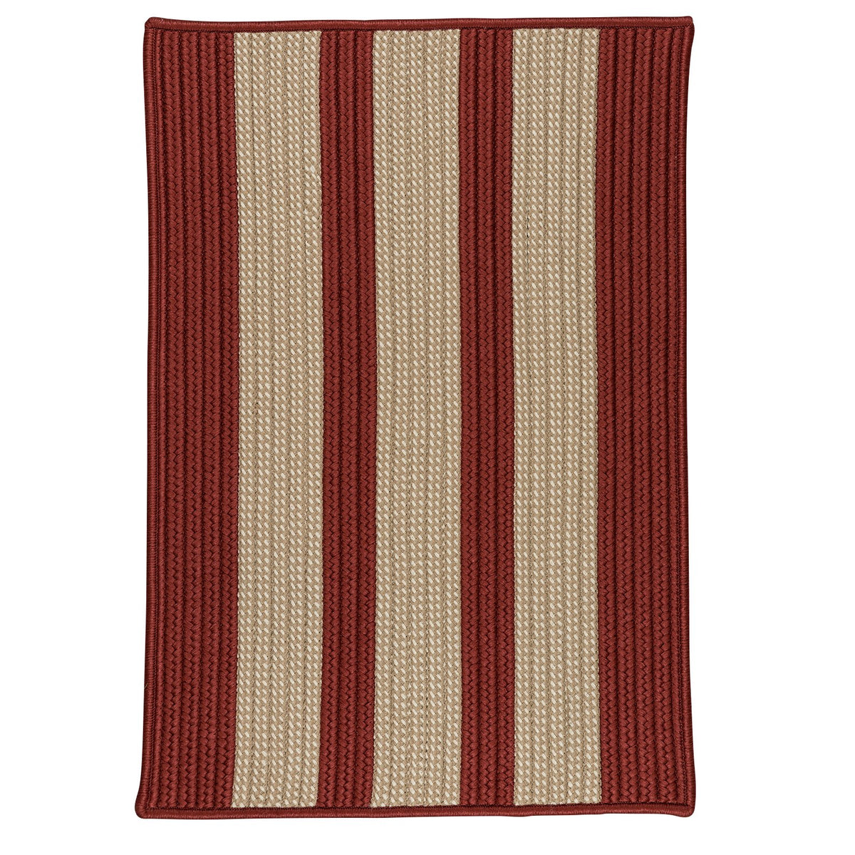 Boat House Rug, 2X4, Rust Red