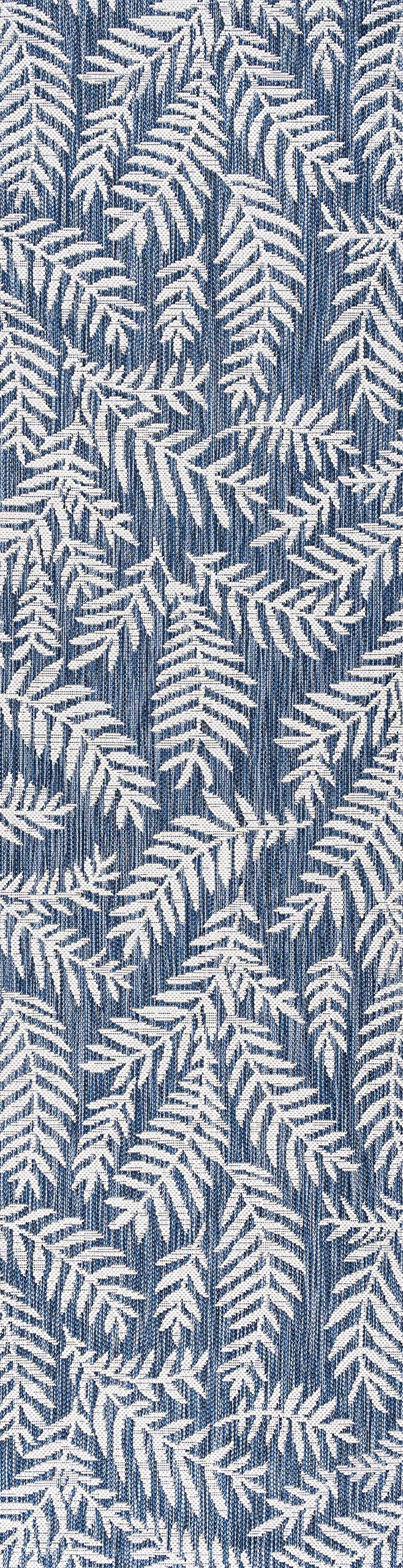 Jonathan Y Smb119B-210 Nevis Palm Frond Indoor Outdoor Area-Rug Coastal Floral Easy-Cleaning Bedroom Kitchen Backyard Patio Non