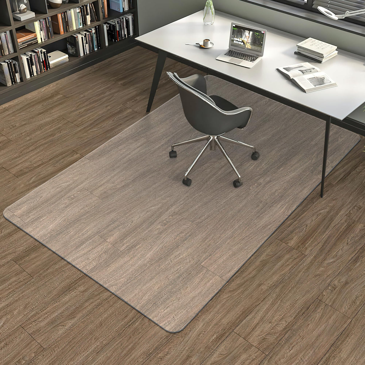 Beswin Office Chair Mat For Hardwood Floor, 46'X72' Desk Chair Mat For Rolling Chair On Hard Floor, Heavy Duty Floor Protector