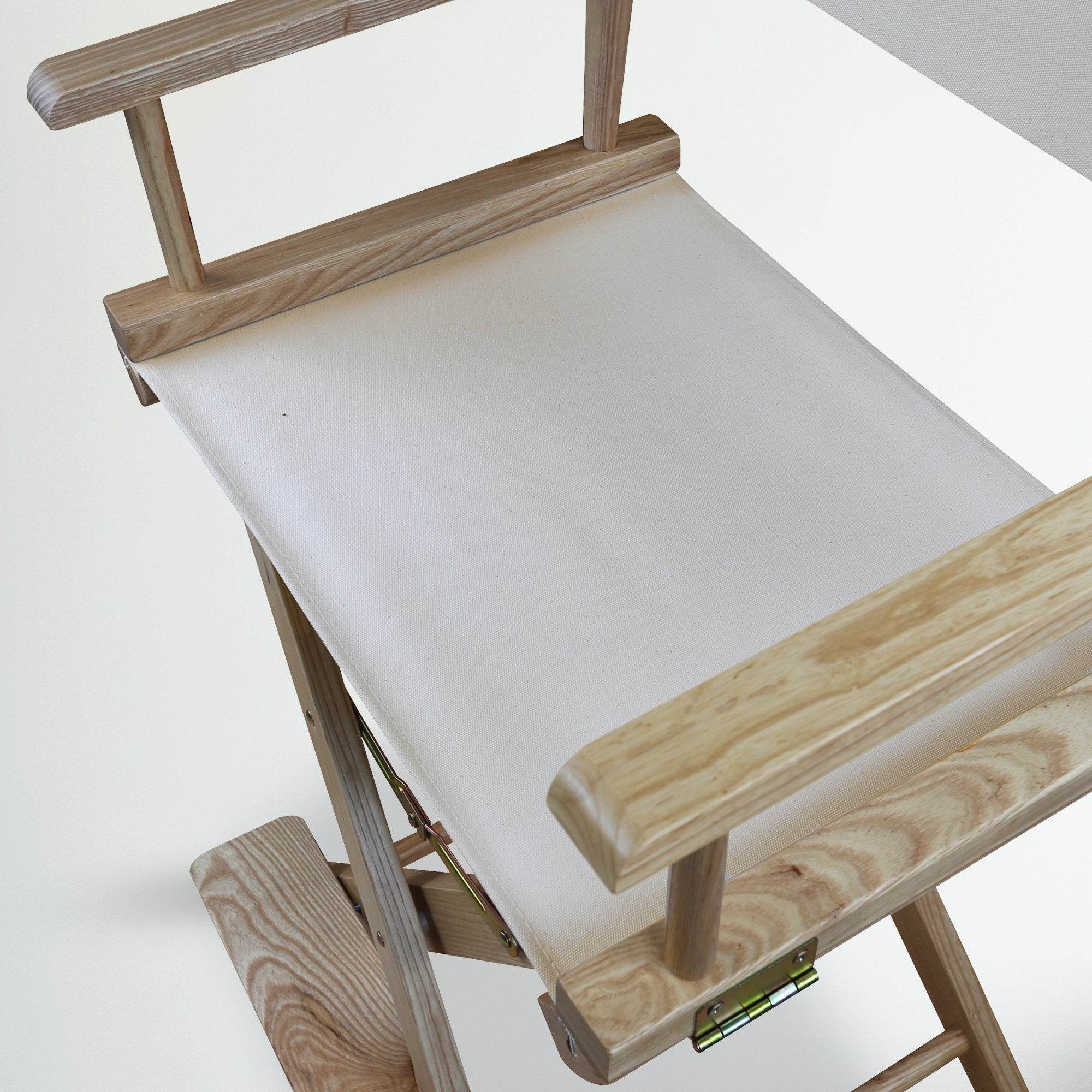 American Trails Extra-Wide Premium 24&quot; Director's Chair Natural Frame with Natural Canvas, Counter Height